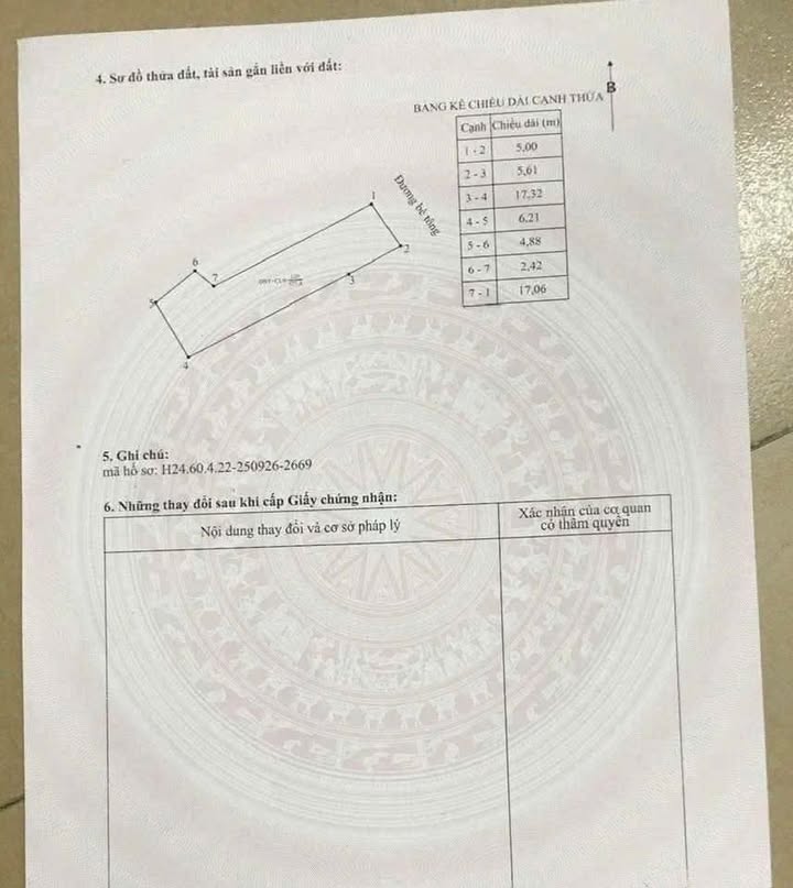 Lô đất Thị trấn Thanh Hà 123m² giá 1 tỷ - Đường ô tô vào tận nơi!