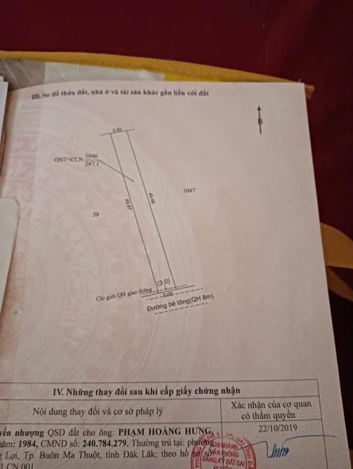 Lô đất thổ cư Quảng Phú Đắk Lắk 250m² giá 1.45 tỷ - Đường bê tông 8m, ô tô vào tận nơi!