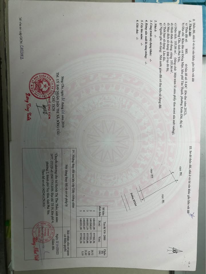 Đất nền kề góc tại KDC Đồng Mặn, Xuân Đài, Sông Cầu 106m² - Hướng Đông Nam mát mẻ!