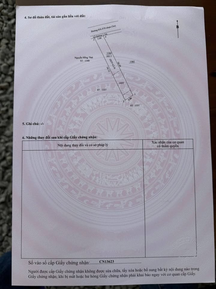 Đất nền liền kề Định Hòa, Thủ Dầu Một 190m² - Giá thỏa thuận hấp dẫn!