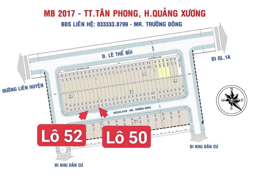 Đất nền Quảng Xương 125m² giá 1 tỷ - Đầu tư sinh lời ngay!