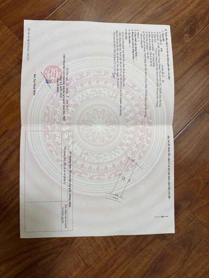 Nhà riêng Trung Hưng Sơn Tây 71m² giá 2 tỷ - Chính chủ bán gấp!