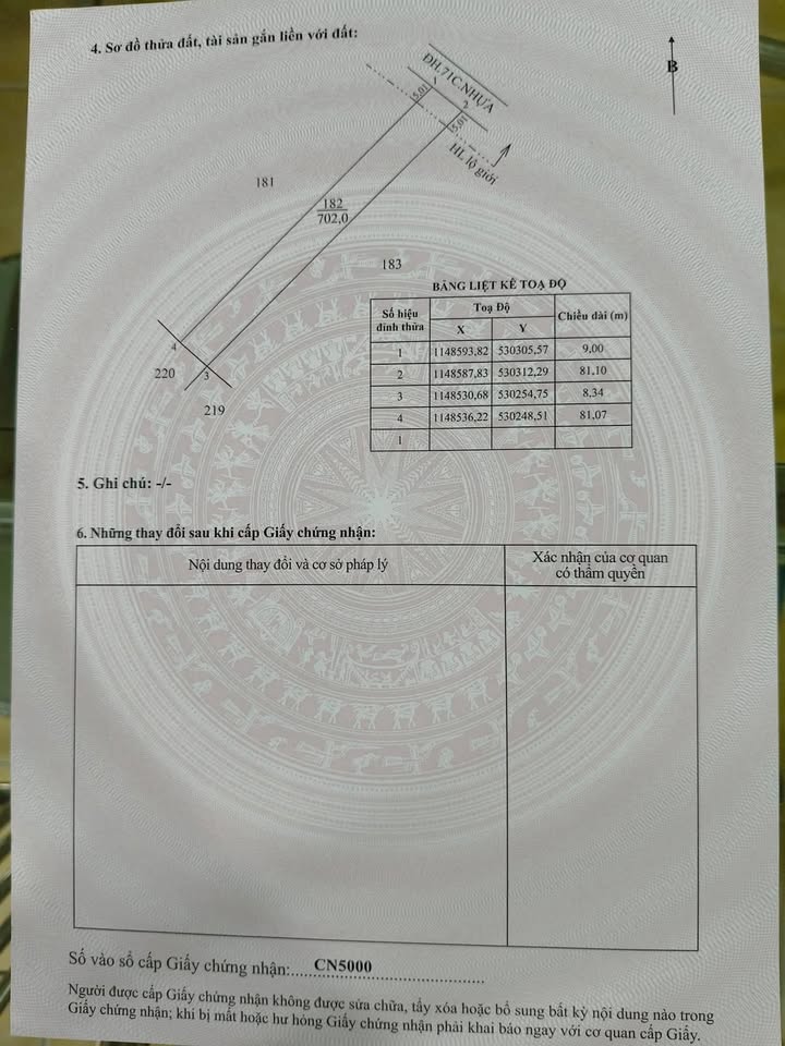 Đất nền xã An Cư, huyện Cái Bè 720m² giá 1.28 tỷ - Sổ hồng chính chủ, thổ cư