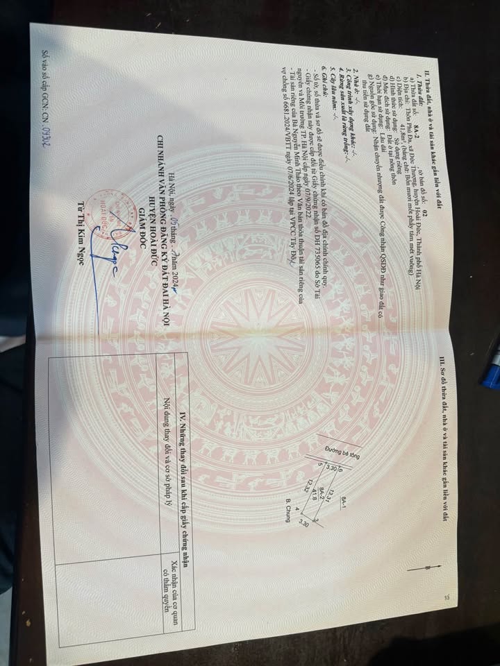 Đất nền Đức Thượng Hoài Đức 42m² giá 13 triệu - Vị trí vàng cho kinh doanh!