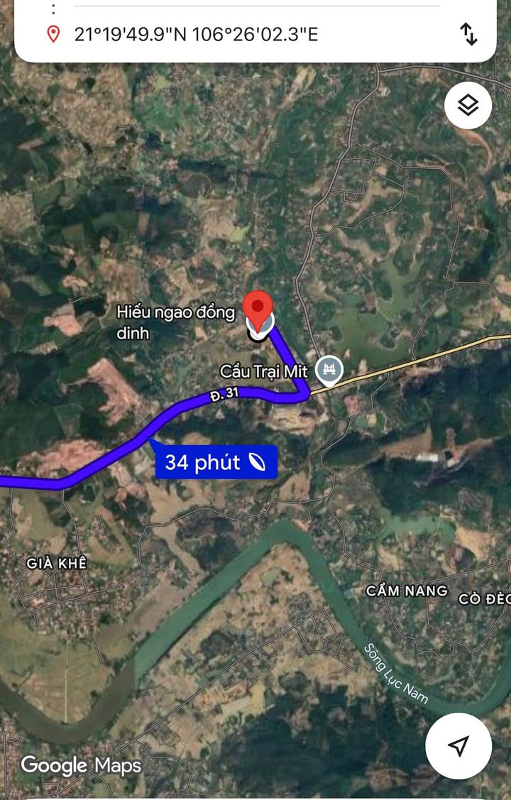 Đất nền Tiên Nha Lục Nam 523m² - Mặt tiền 20m, giá chỉ vài trăm triệu!