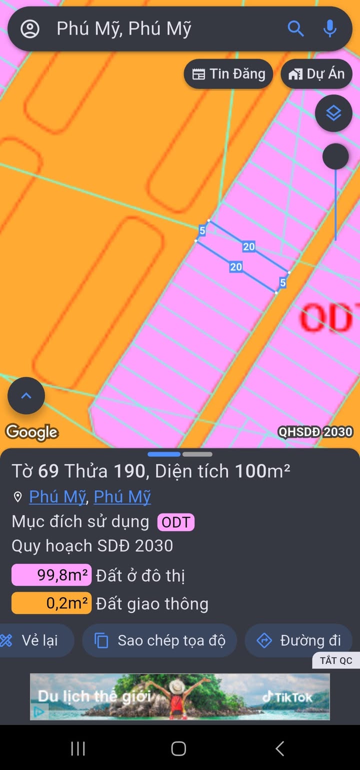 Lô đất TĐC 37ha Phú Mỹ 100m² giá 2 tỷ - Vị trí đẹp, đường lớn!