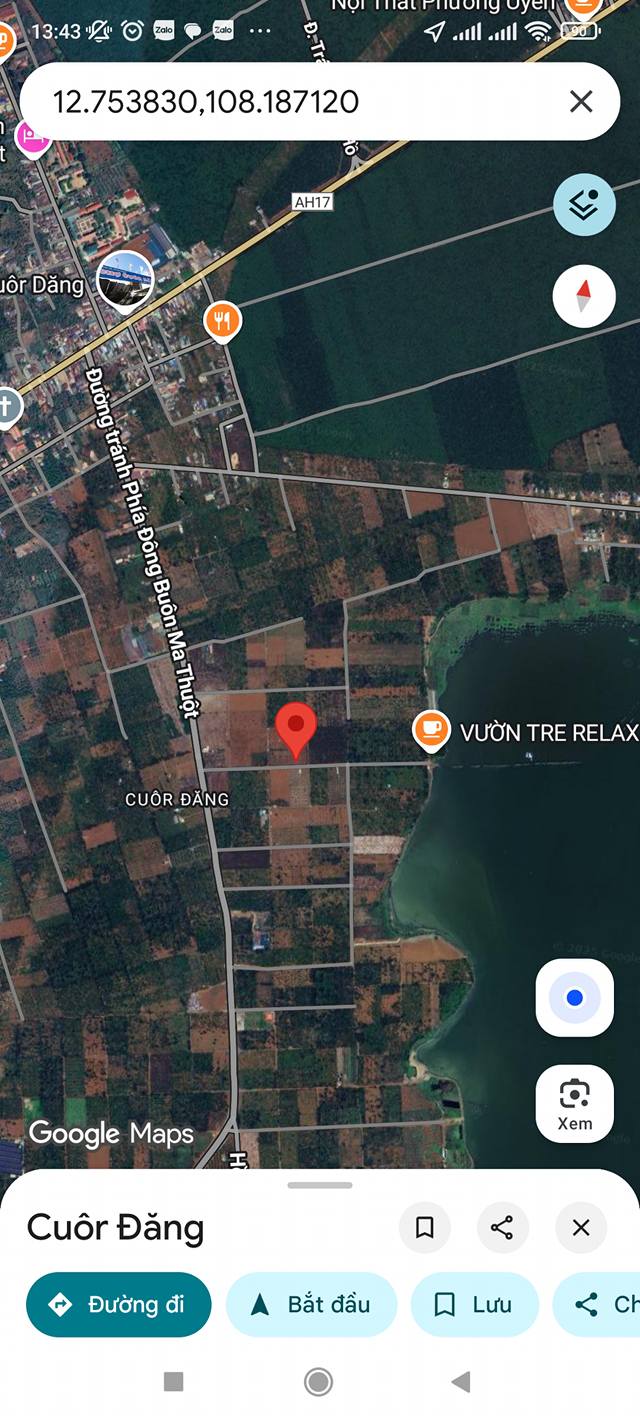 Đất nền tại Cư M'gar, Đắk Lắk 7000m² giá 730 triệu - Sổ đỏ chính chủ!