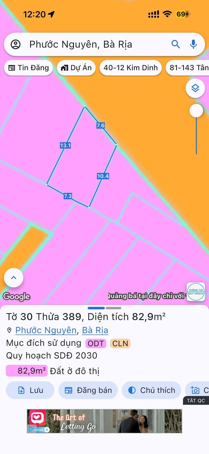 Đất nền Phường Phước Nguyên, Bà Rịa 82m² giá 2.8 tỷ - Kinh doanh sầm uất!