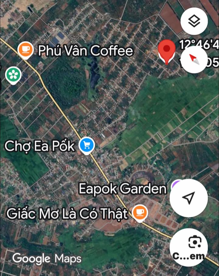 Đất nền 125m² tại thị trấn Ea Pốk, Đắk Lắk - Giá chỉ 550 triệu!