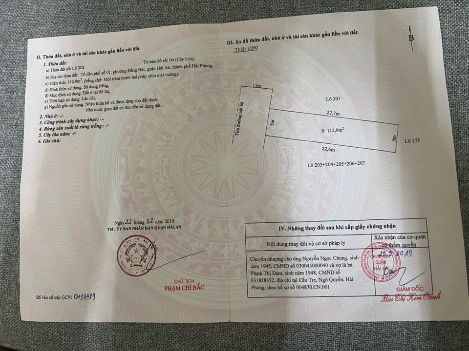 Đất mặt đường 30m tại Đằng Hải, Hải Phòng 112.9m² - Vị trí lý tưởng cho kinh doanh