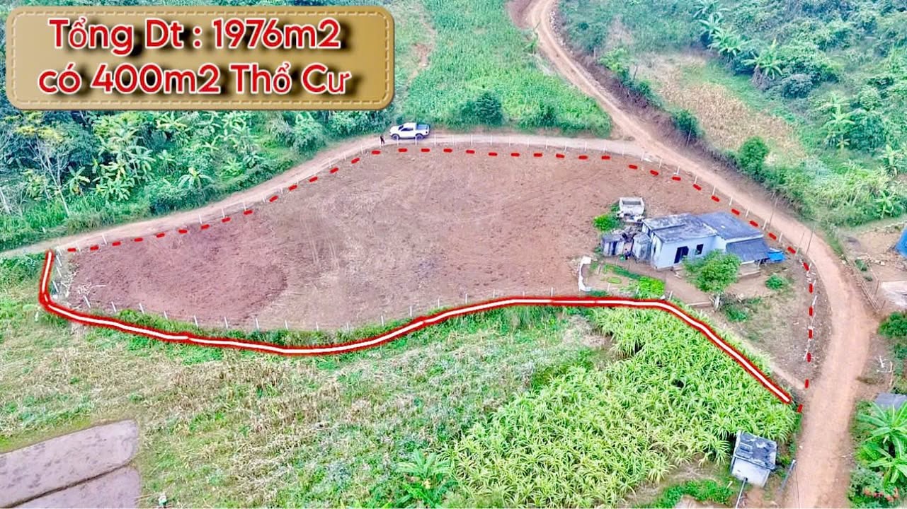 Lô đất 2 mặt tiền Hợp Phong, Cao Phong 1976m² giá 1.1 tỷ - View thoáng mát, phong thủy đẹp
