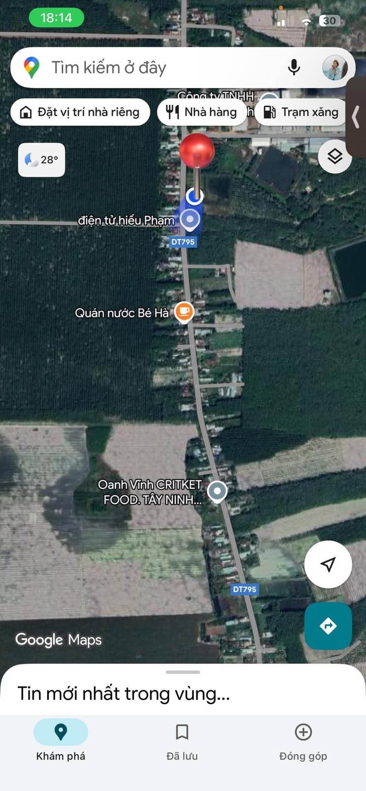 Đất thổ cư 1000m² ĐT795, xã Tân Hoà, giá 13 tỷ - Cơ hội đầu tư hấp dẫn!