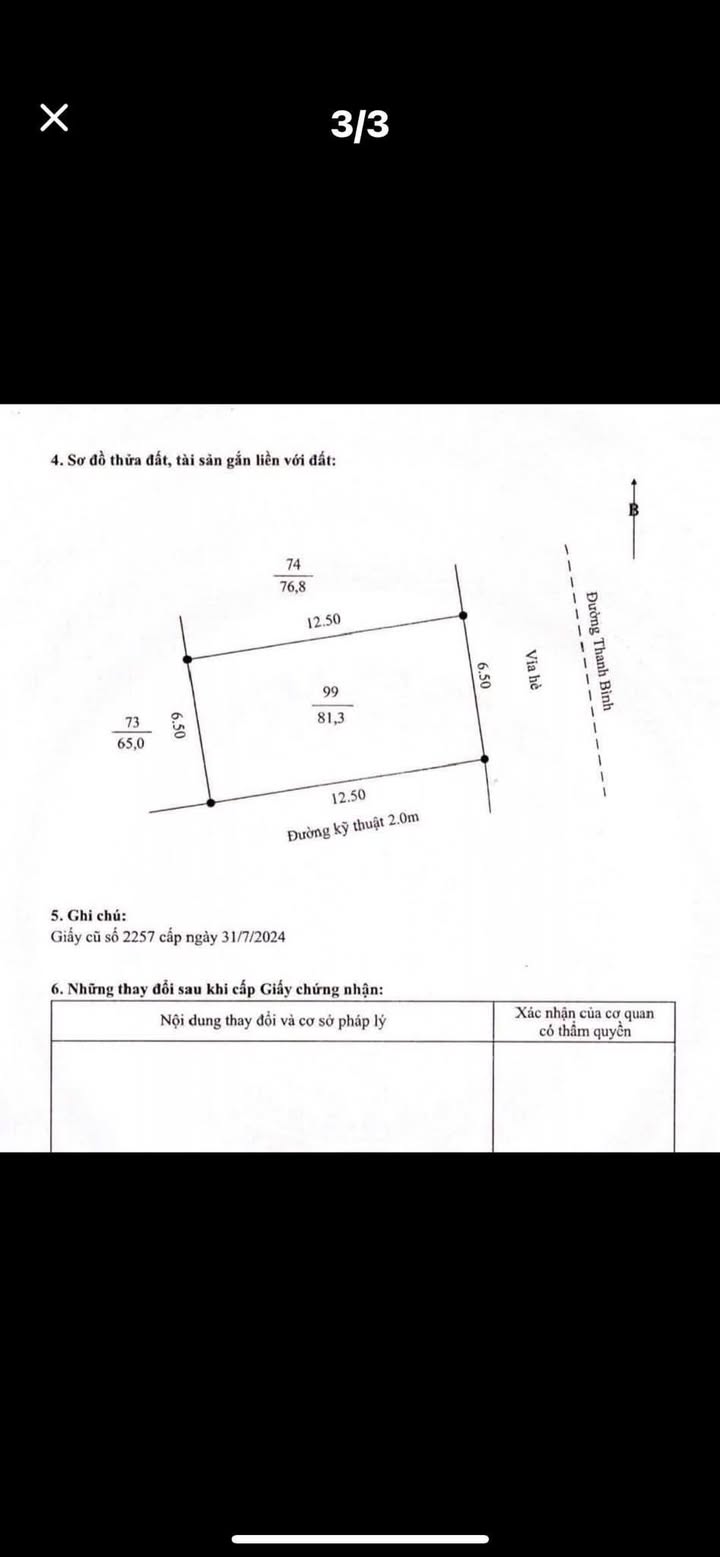 Đất nền mặt tiền đường Thanh Bình, Hải Dương 81.3m² - Vị trí đắc địa kinh doanh