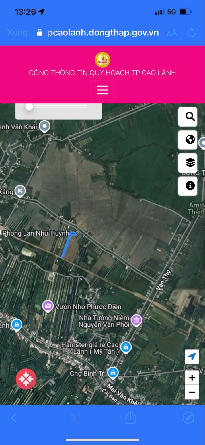 Bán lô đất mặt tiền đường Tránh QL30 - P. Mỹ Ngãi, 3.162m² - Tiềm năng đầu tư lớn