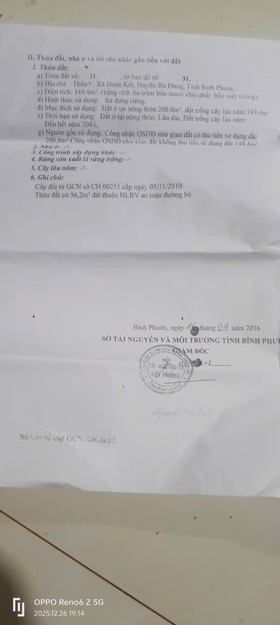 Nhà bán tại Thôn 5, Xã Đoàn Kết, 338m² giá 550 triệu - Cơ hội đầu tư hấp dẫn!