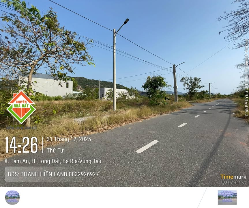 Đất nền Long Điền 170m² giá chỉ 9 triệu/m² - Cơ hội đầu tư tuyệt vời!