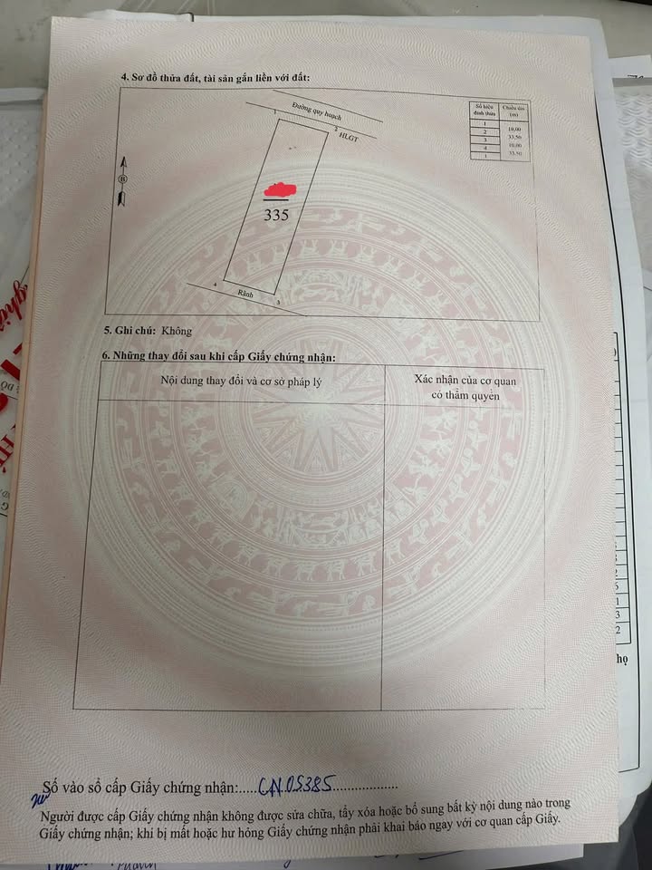 Đất nền Phong Châu, Phú Thọ 335m² giá 1 tỷ - Cơ hội đầu tư hấp dẫn!