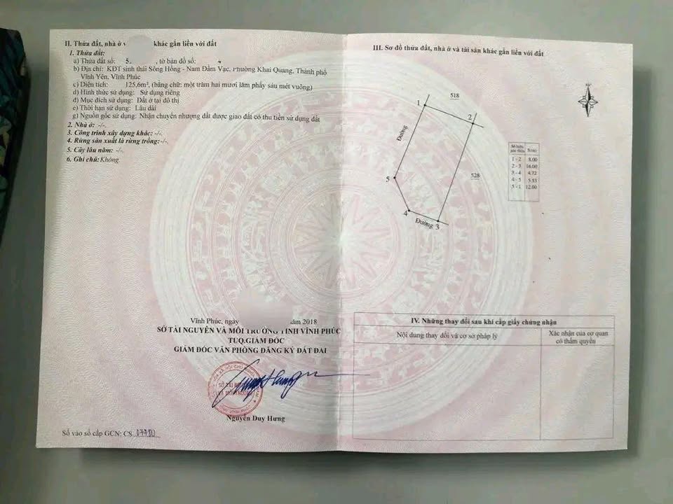 Đất nền Khu A - Nam Đầm Vạc 125m² chỉ 5.5 tỷ - Đầu tư sinh lời ngay!