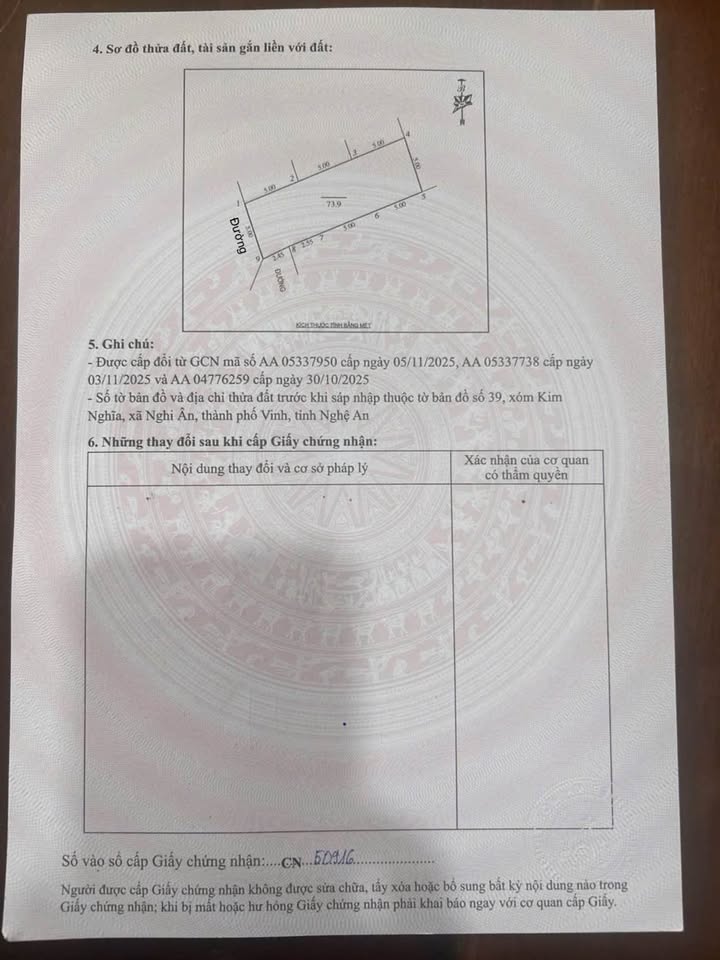 Đất nền Kim Nghĩa - Nghi Ân 73.9m² giá 1.37 tỷ - Đường thông thoáng, khu dân cư đông đúc!