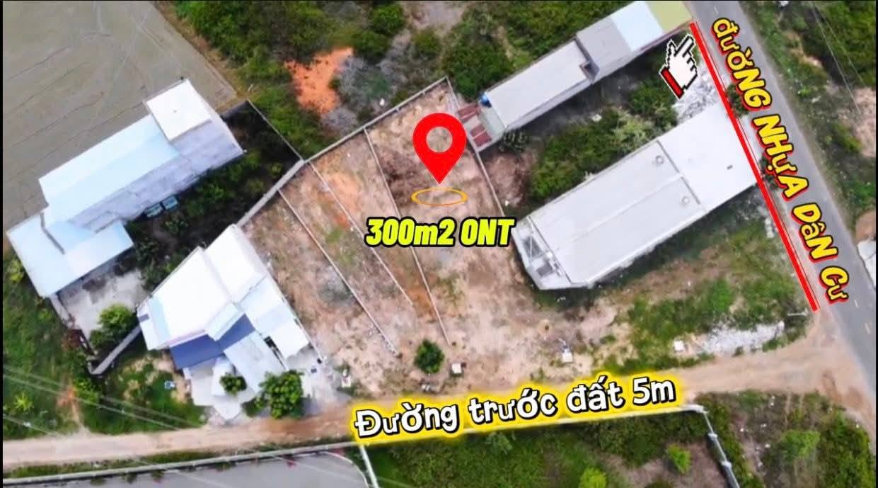 Đất nền 300m² tại xã Hàm Liêm, Bình Thuận - Đầu tư sinh lời bền vững!