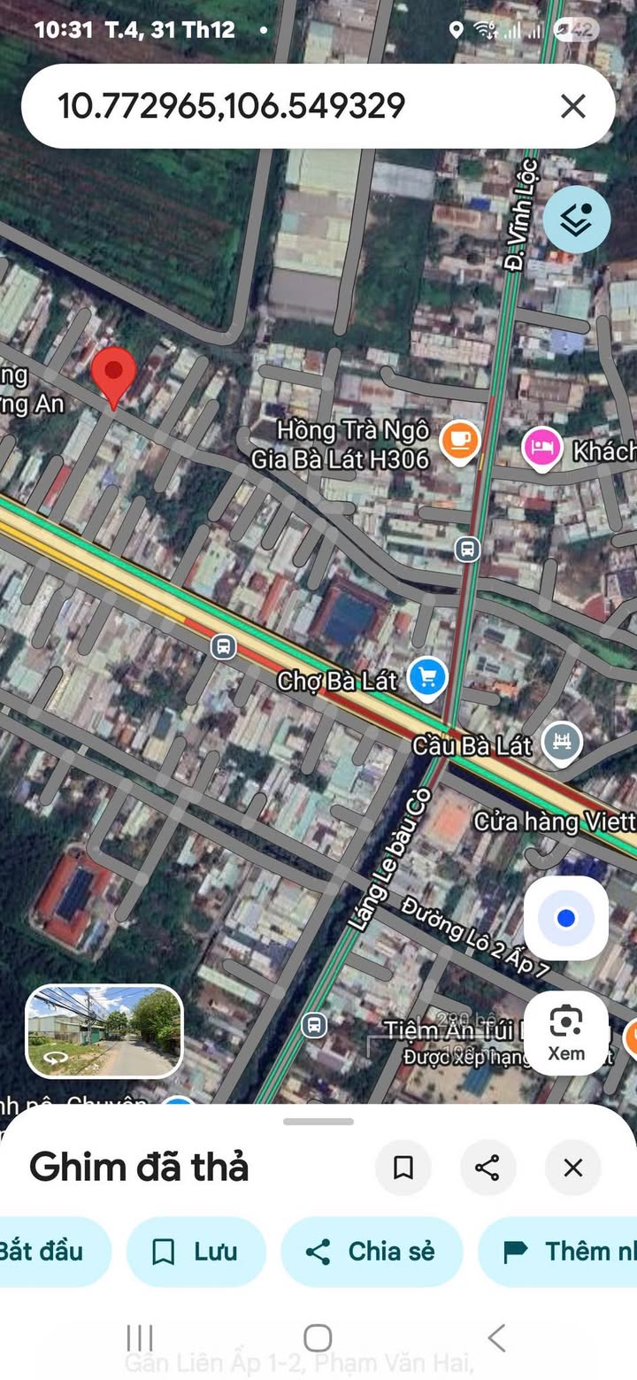 Đất thổ cư 1000m² Tân Vĩnh Lộc, Bình Chánh - Đường xe tải, giá tốt 32 tỷ!