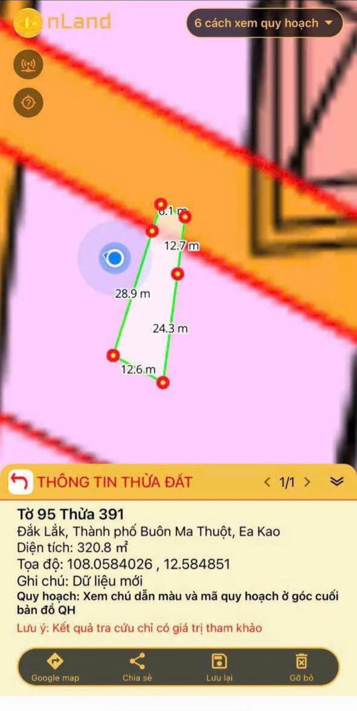 Đất mặt tiền đường Y Wang, Buôn Ma Thuột 320m² - Kinh doanh sầm uất, giá tốt!