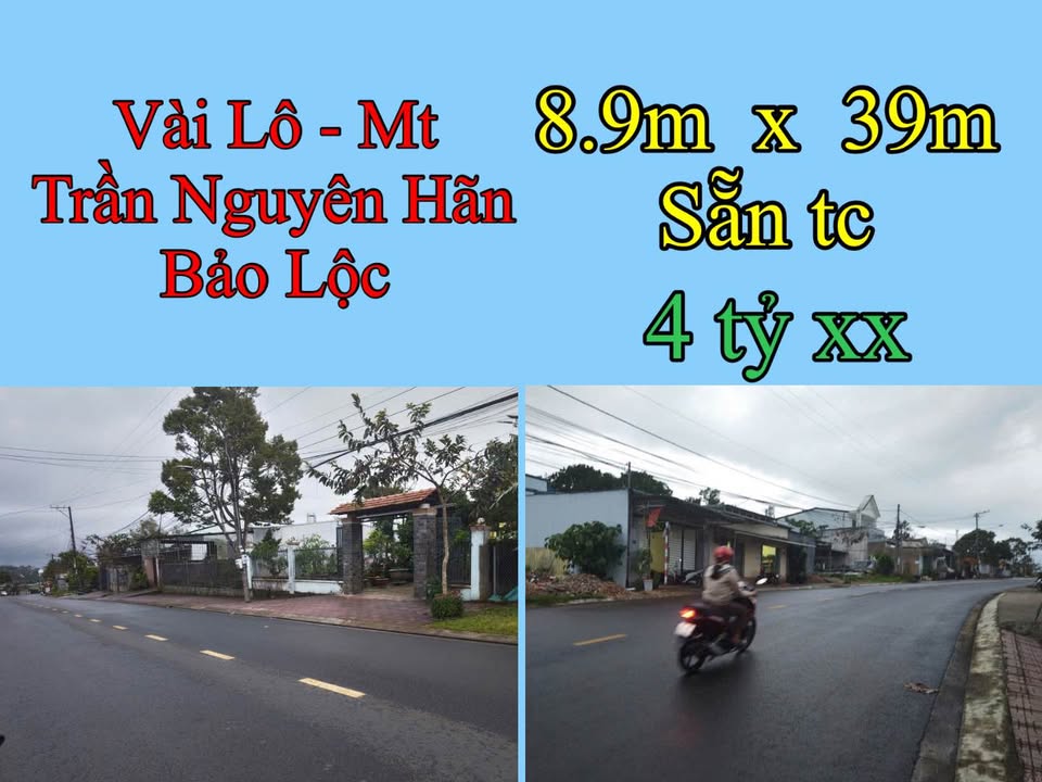 Đất mặt tiền Trần Nguyên Hãn, Bảo Lộc 347.1m² giá 4 tỷ - Cơ hội đầu tư tốt!