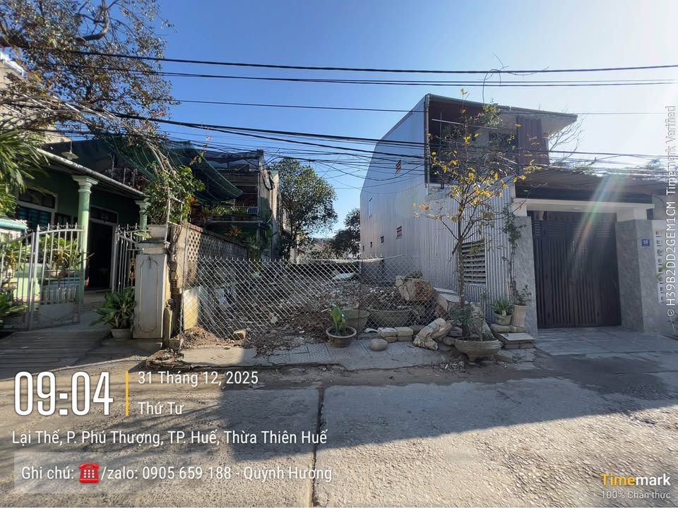 Đất nền mặt tiền trục chính Lại Thế, TP Huế 107m² giá 3.55 tỷ - Đầu tư sinh lời ngay!