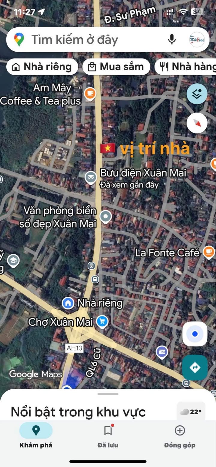 Nhà mặt đường Quốc lộ 6, Xuân Mai, 112m² giá 10 tỷ - Sổ đỏ chính chủ!