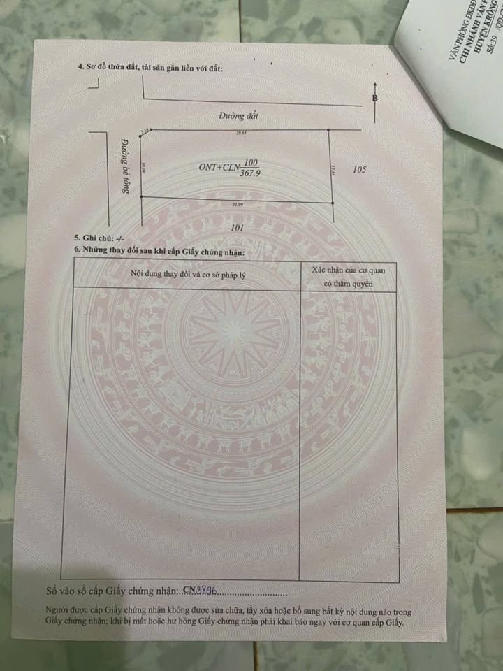 Đất thổ cư Cư Pơng 300m² giá 500 triệu - Sát trung tâm, dân cư đông đúc!