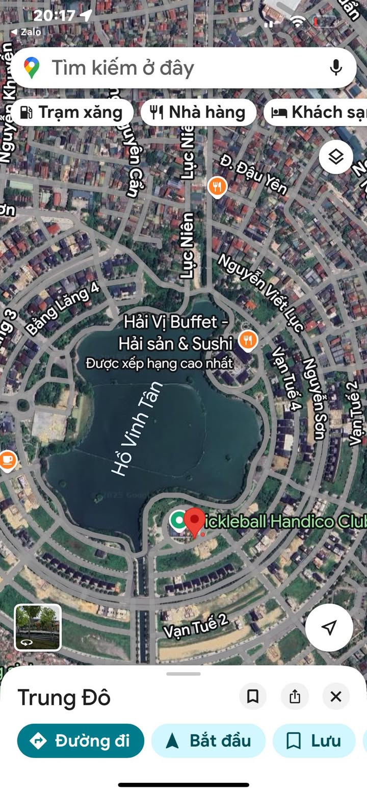 Bán lô biệt thự Handico Vinh Tân 242.8m² - View hồ tuyệt đẹp!