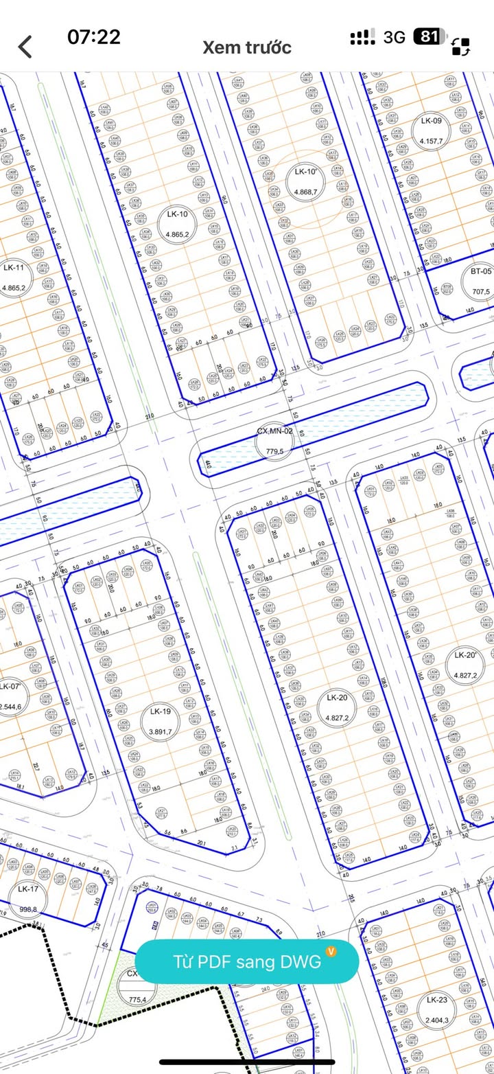 Đất nền Khu đô thị Tây Bình Mỹ 108m² giá thỏa thuận - Vị trí vàng hướng Đông!