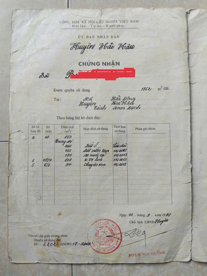 Đất thổ cư Hải Đông 850m² giá 1.53 tỷ - Cơ hội đầu tư tuyệt vời!