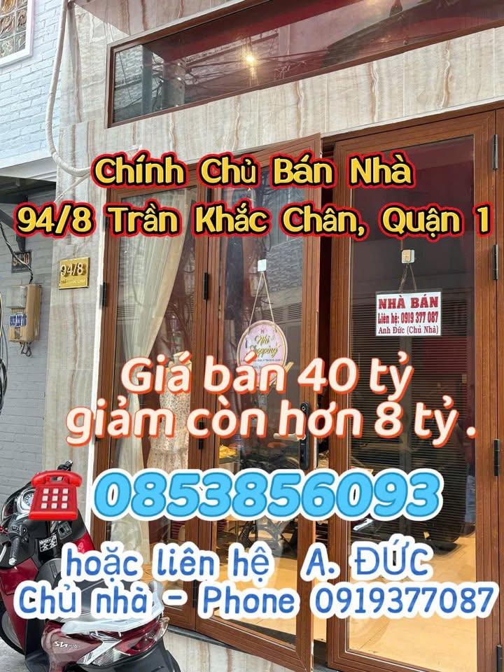 Nhà riêng hẻm xe hơi Trần Khắc Chân, Quận 1 - 32m² giá 8 tỷ - Cơ hội đầu tư tuyệt vời!