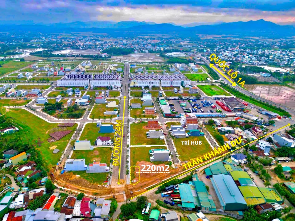 Đất nền lô góc KĐT Phú Mỹ Quảng Ngãi 220m² - Tiềm năng khai thác lớn!