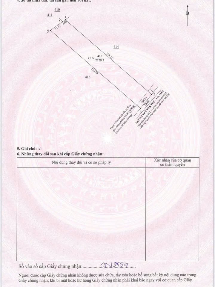 Lô đất vườn Bưởi 2160m² tại Bàu Bàng - Sổ hồng chính chủ, giá chỉ 1.X tỷ!