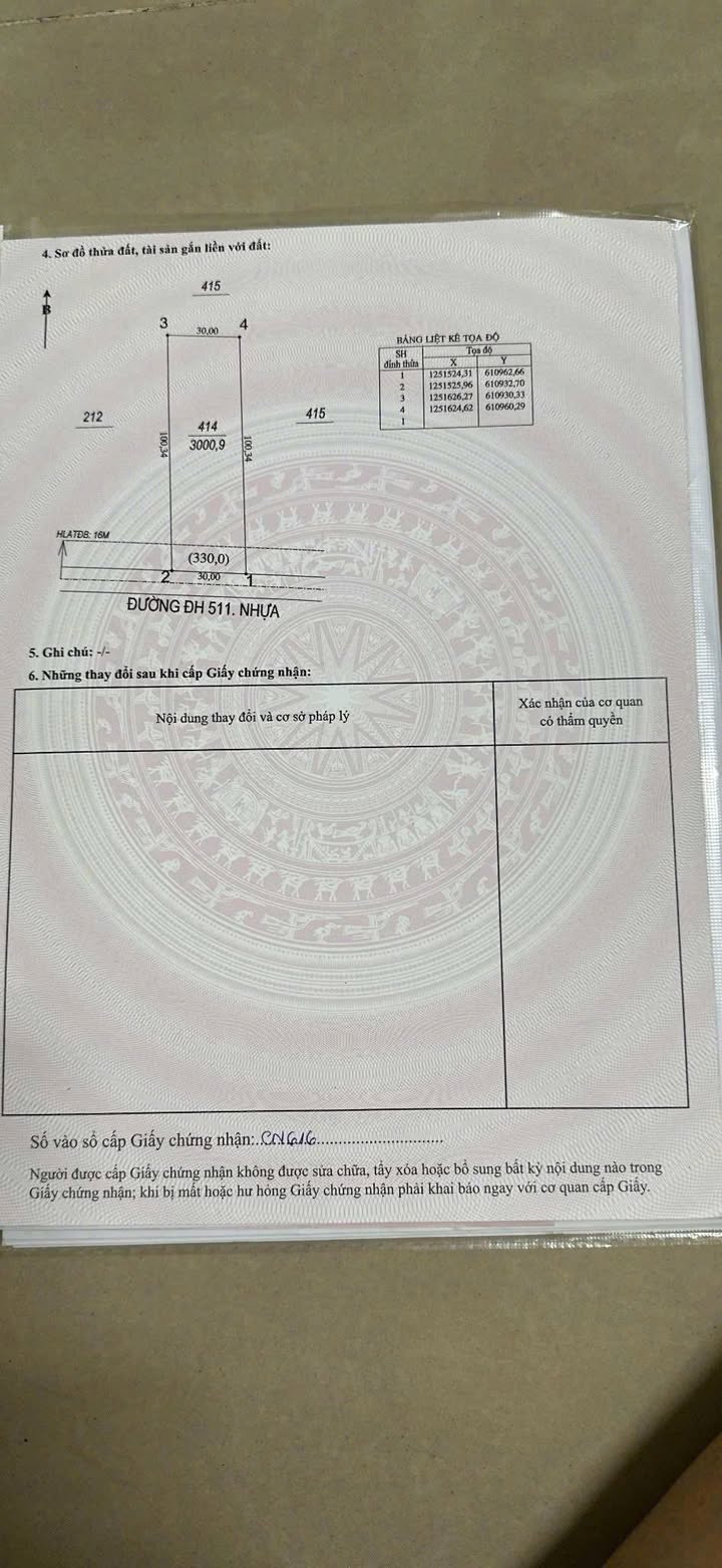 Kho xưởng 3000m² mặt tiền đường DH511, huyện Phú Giáo - Giá chỉ 3.6 tỷ!