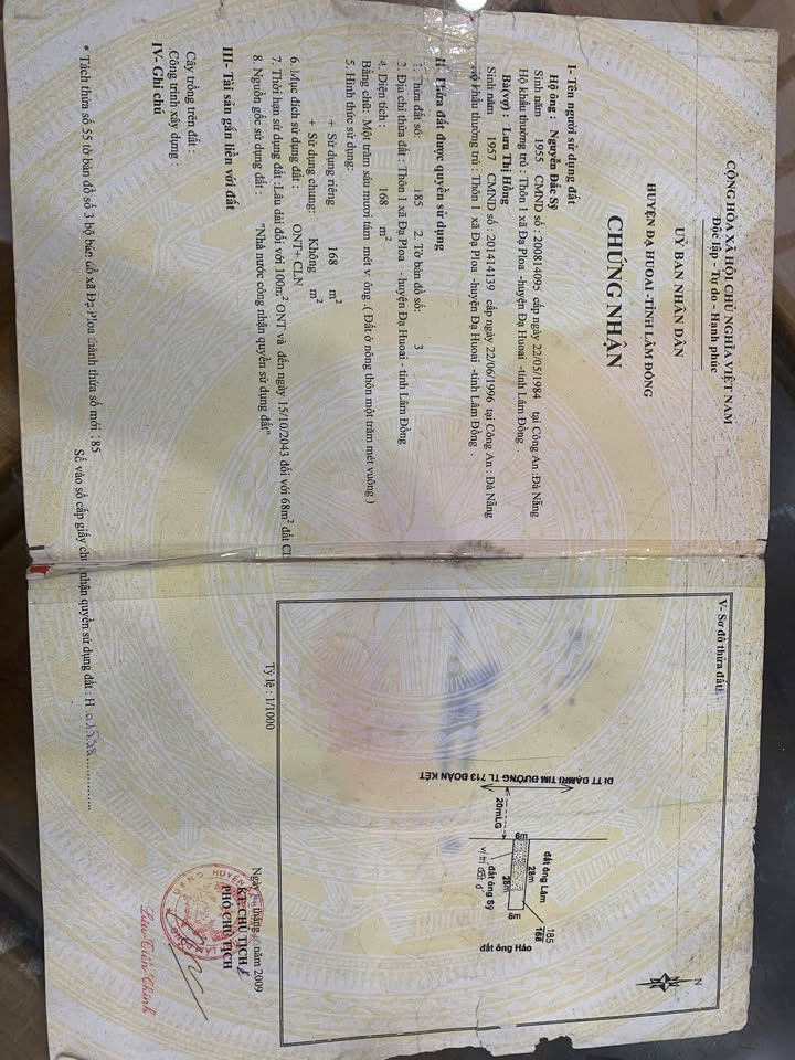 Đất thổ cư 100m² tại Đạ Huoai, Lâm Đồng - Giá chỉ 1 tỷ, thương lượng tốt!