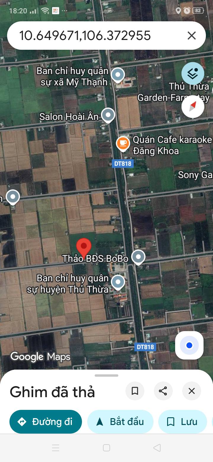 Đất nền 9300m² tại Tân Thành, Thủ Thừa - Giá chỉ 9.3 tỷ - Cơ hội đầu tư tuyệt vời!