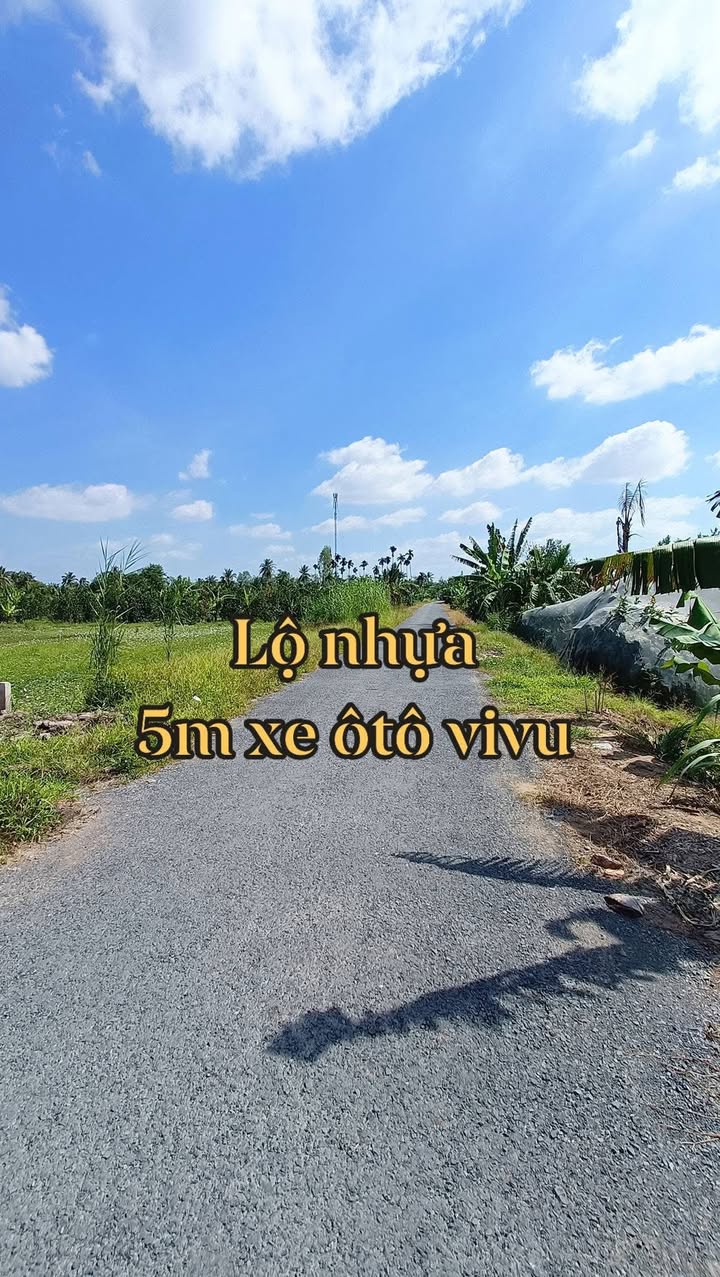 Đất nền xã Tân Lược, huyện Bình Tân, Vĩnh Long 150m² - Đường ô tô tới chỗ!