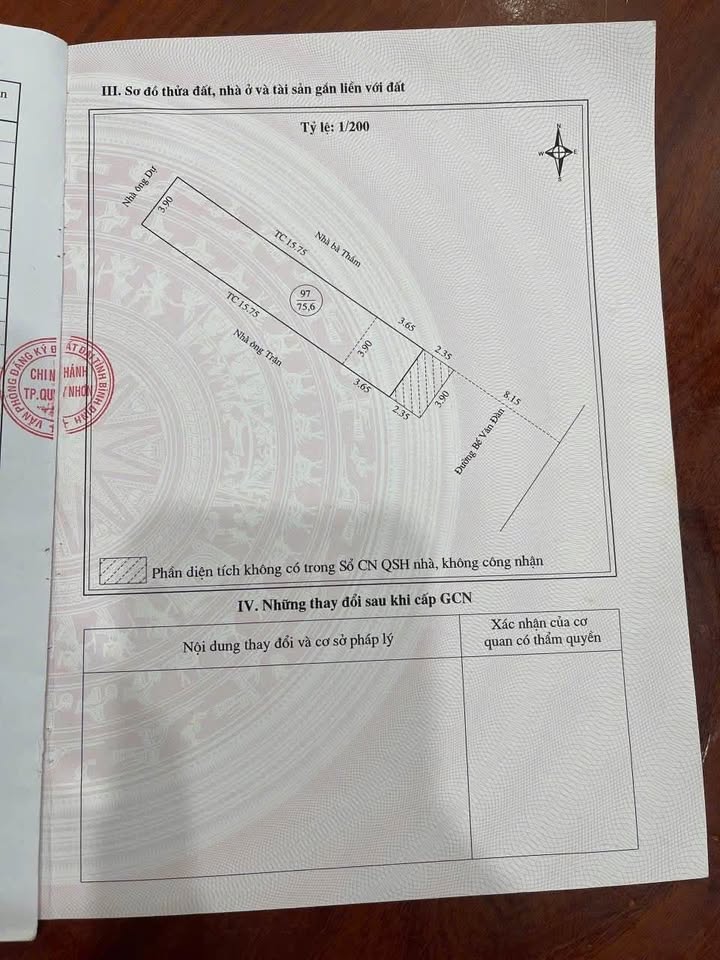 Nhà cấp 4 mặt tiền Bế Văn Đàn, Ghềnh Ráng, Quy Nhơn 76m² - Vị trí đắc địa gần biển!