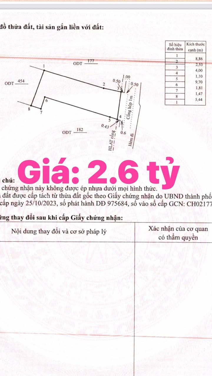 Bán đất nền Hẻm Đường Hoàng Văn Thụ, Quy Nhơn 46.4m² giá 2.6 tỷ - Cơ hội đầu tư tuyệt vời!