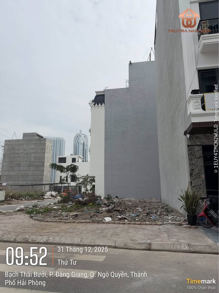 Đất nền Bạch Thái Bưởi, Ngô Quyền, Hải Phòng 60m² giá 8.8 tỷ - Cấp phép cao tầng, đầu tư sinh lời!