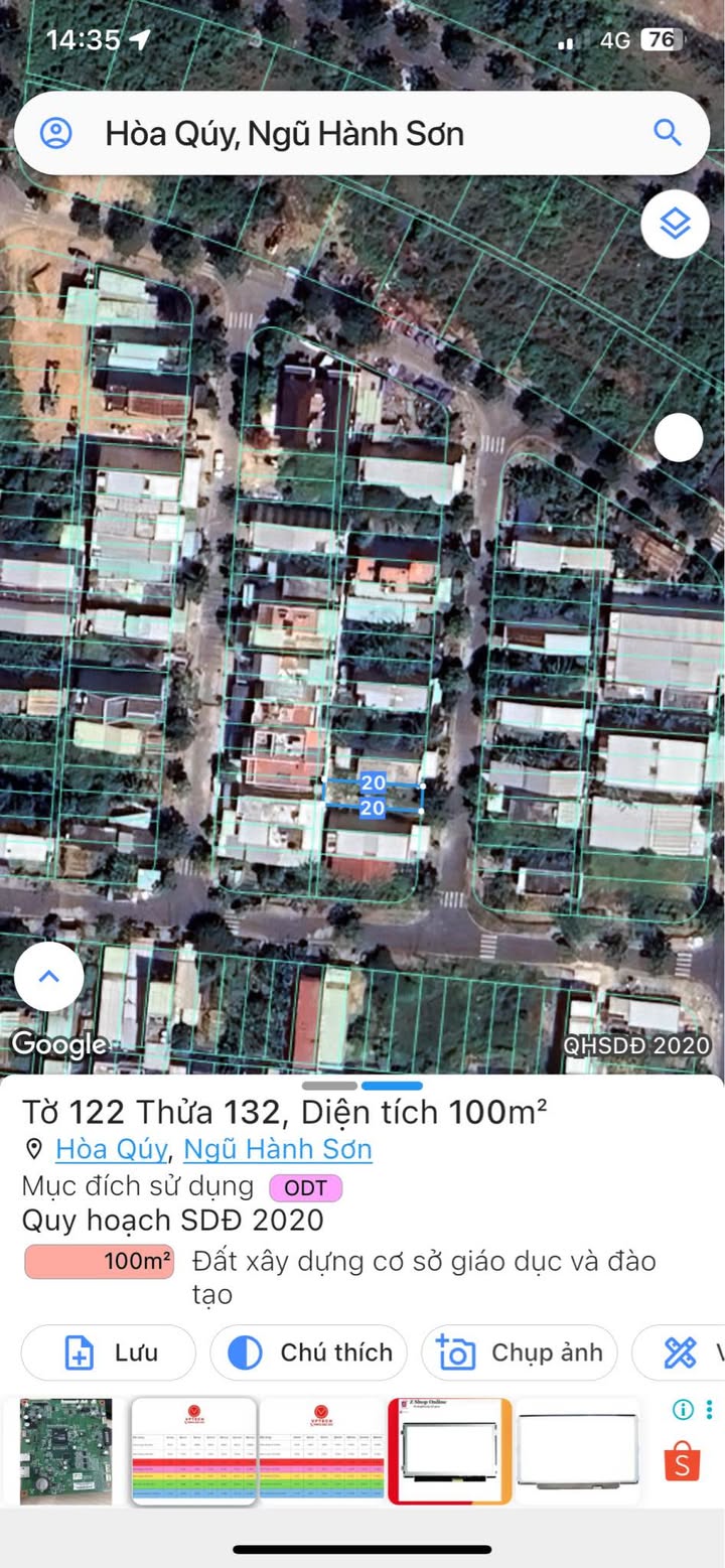 Đất nền Hòa Quý Đà Nẵng 100m² - Đường 5.5m, Hướng Đông, Giá Thỏa Thuận