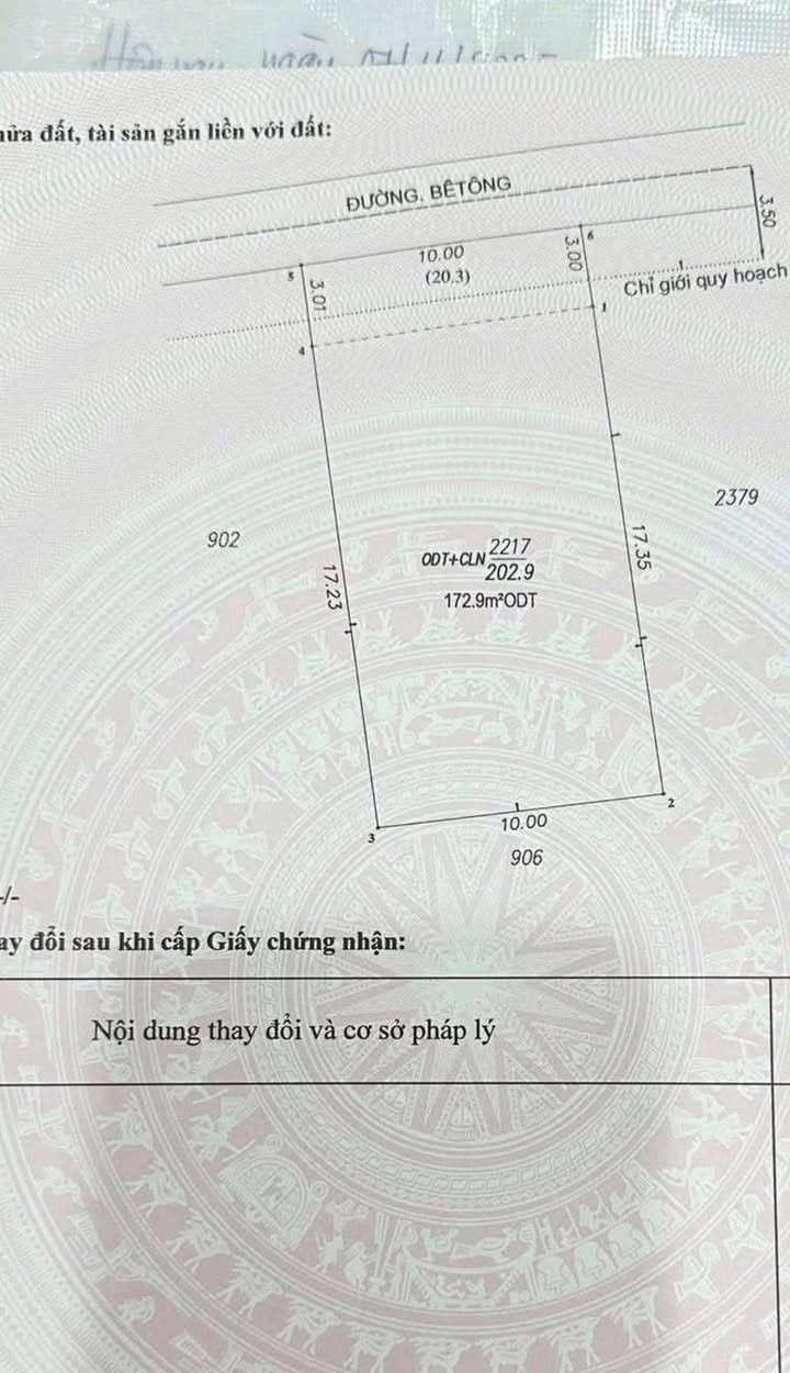Đất thổ cư 200m² Nguyễn Tri Phương, Dĩ An - Đầu tư sinh lời với thu nhập 14 triệu/tháng!