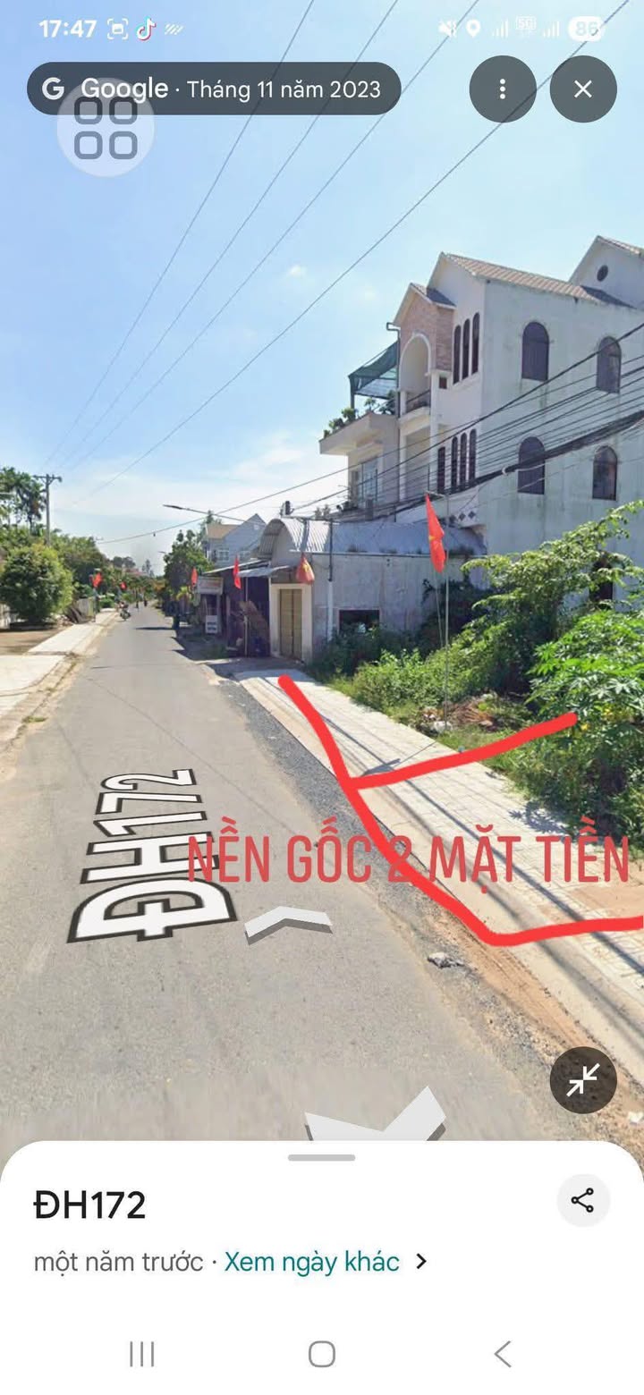 Đất nền Chợ Lách Bến Tre 105m² giá 1.3 tỷ - Sổ đỏ chính chủ, thổ cư 100%