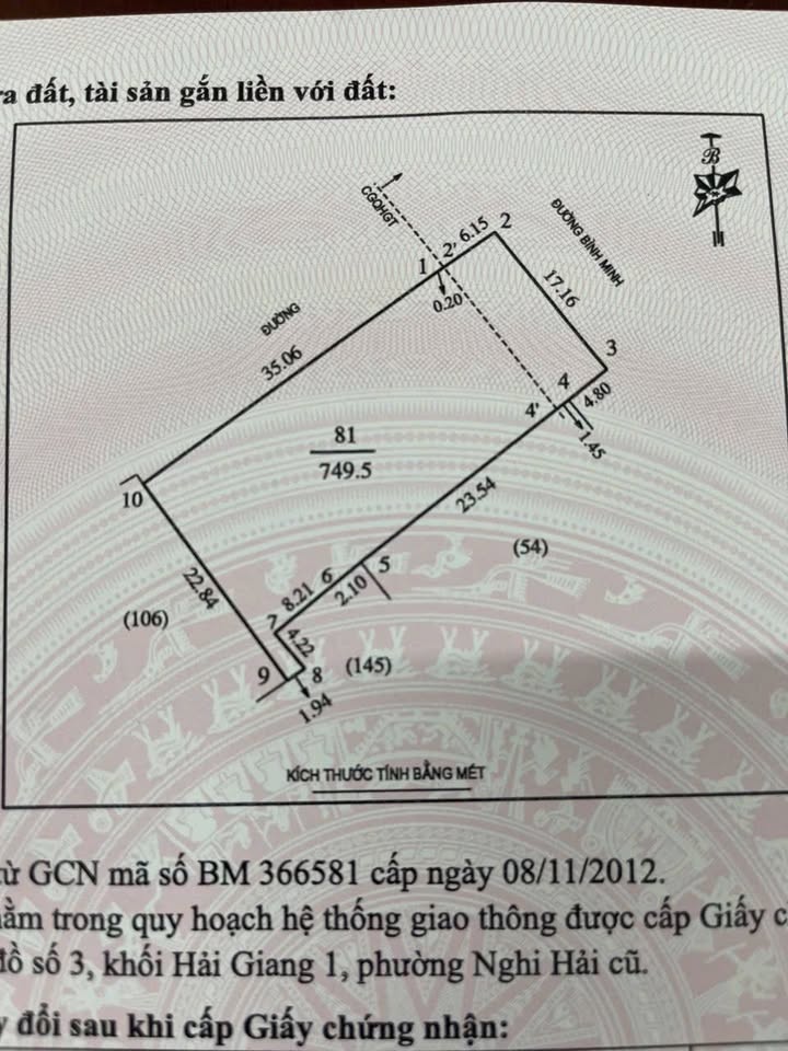Lô đất vàng 2 mặt tiền tại VinWonders Cửa Hội 749,5m² giá 35 tỷ - Cơ hội đầu tư hiếm có!
