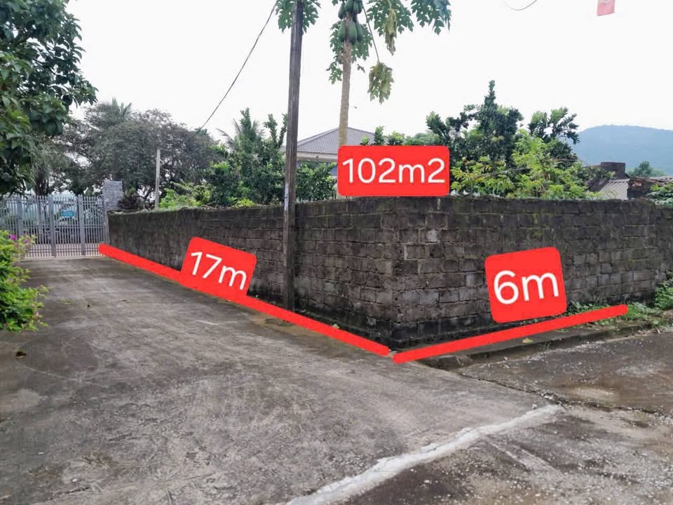 Đất 2 mặt tiền Vân Du, Thạch Thành 102m² giá 500 triệu - Cơ hội đầu tư lý tưởng!