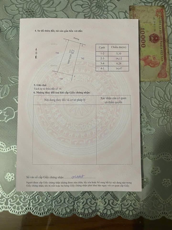 Đất thổ cư 80m² giá 1.1 tỷ - Ô đất 2 mặt thoáng, giao thông thuận tiện!