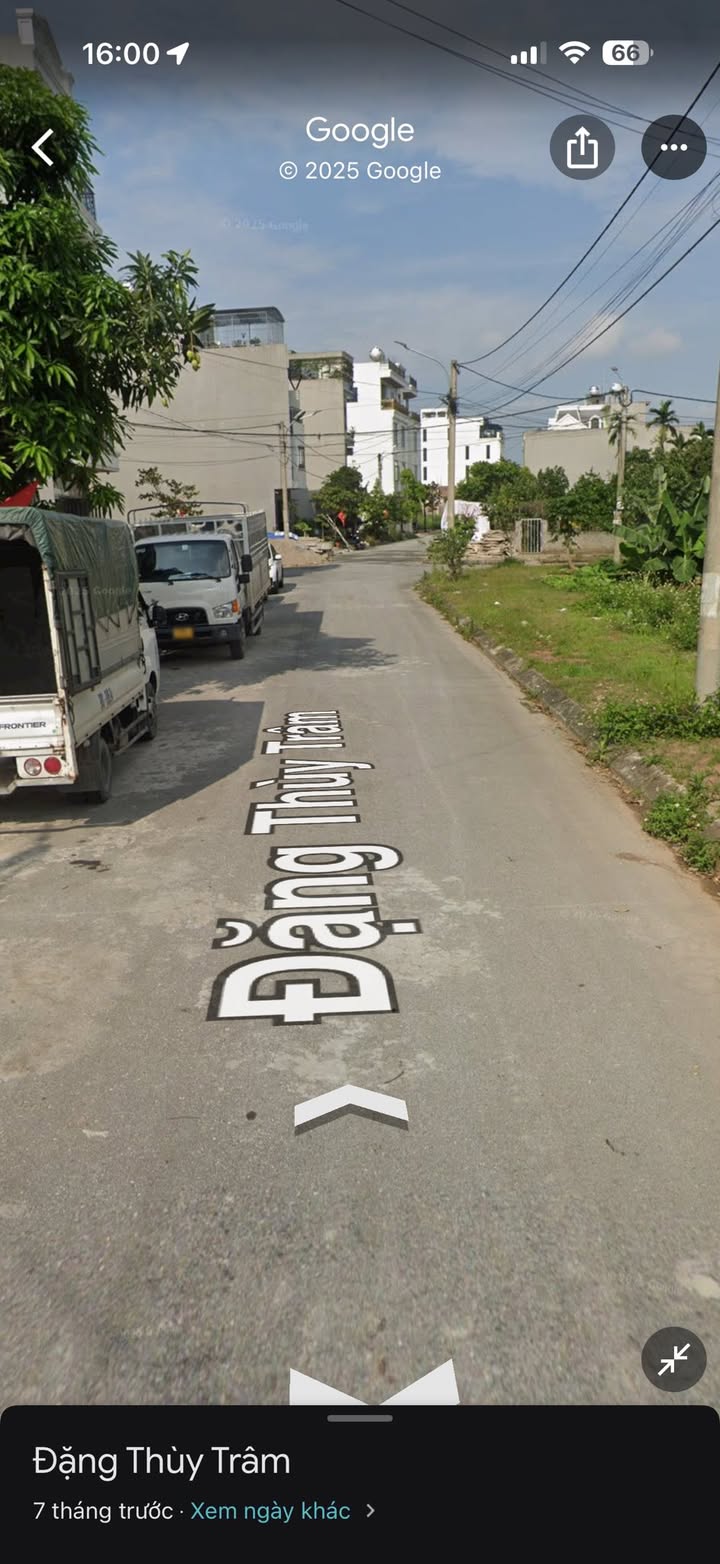 Đất mặt đường Đặng Thùy Trâm, Phủ Lý 75m² giá 5 tỷ - Đầu tư sinh lời tuyệt vời!